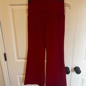 Athleta Women's Red Wide Leg Pants